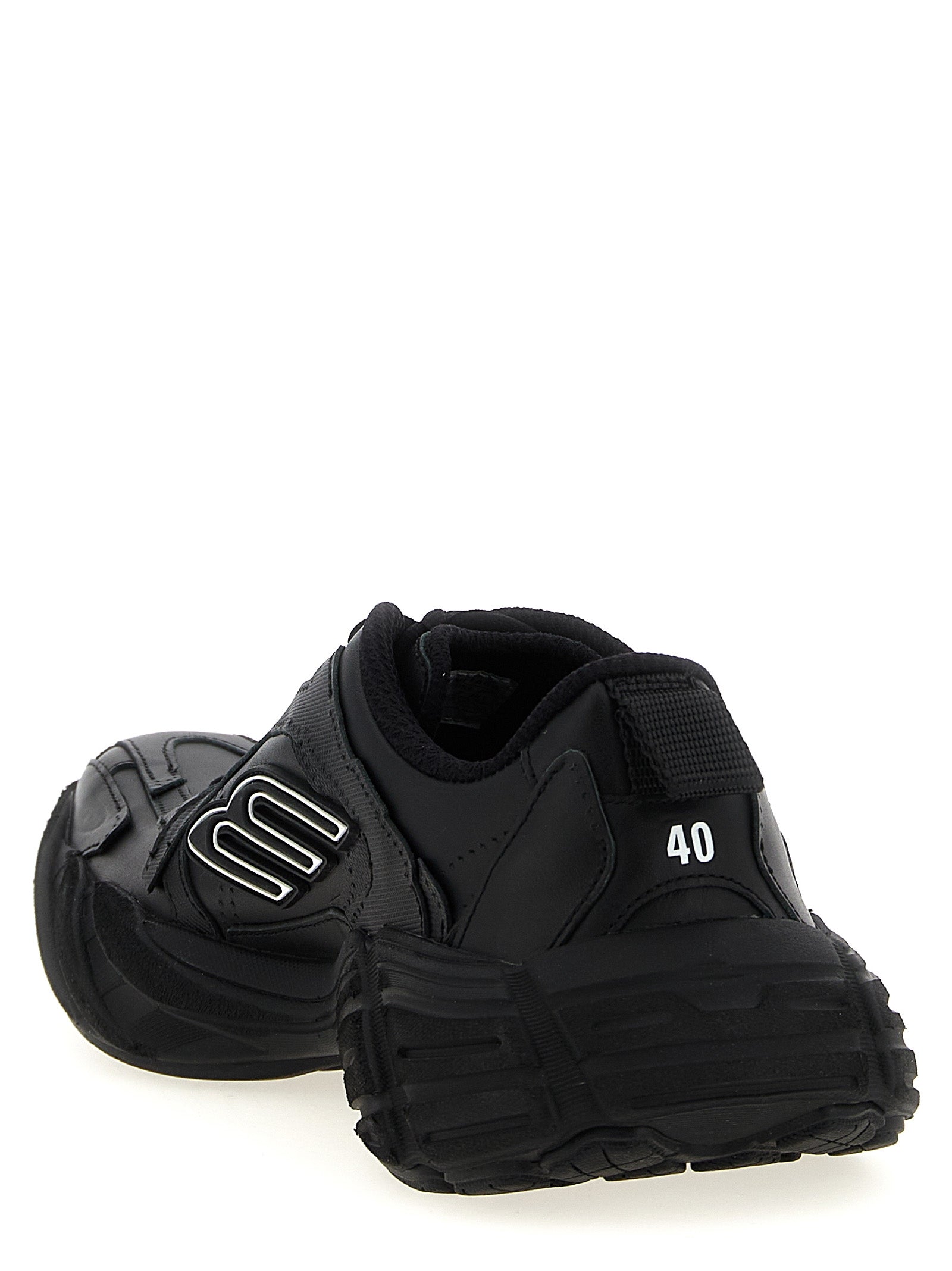 Balenciaga Black Calfskin Athletic Sneakers Balenciaga