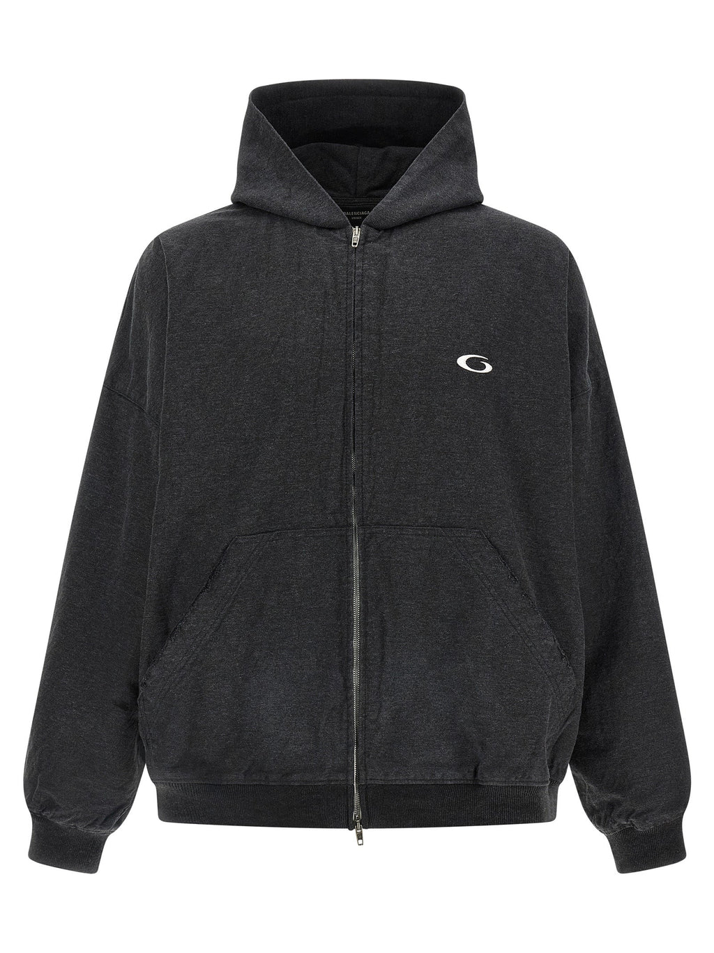 Balenciaga Gray Cotton Sweatshirt Balenciaga