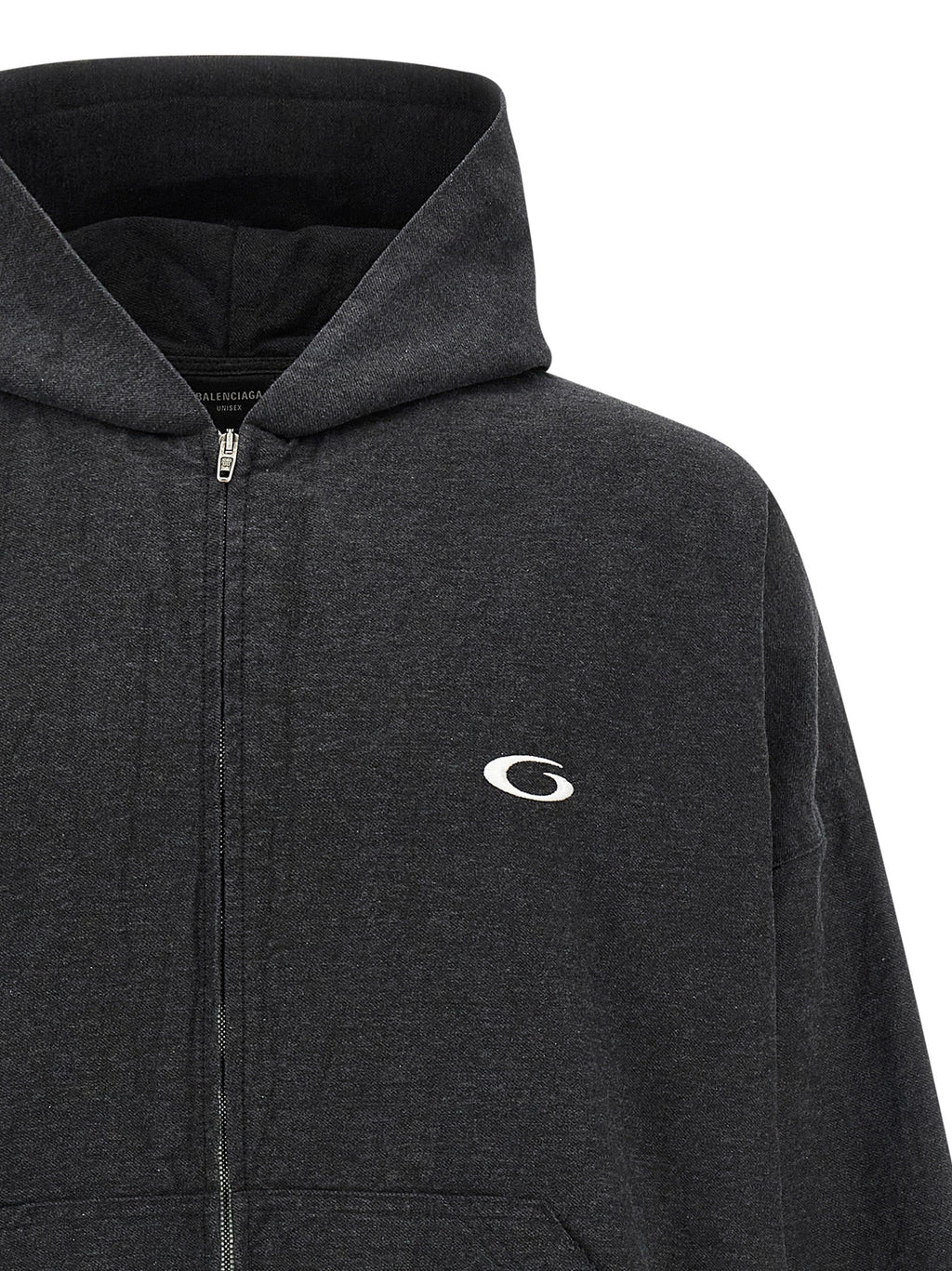 Balenciaga Gray Cotton Sweatshirt Balenciaga