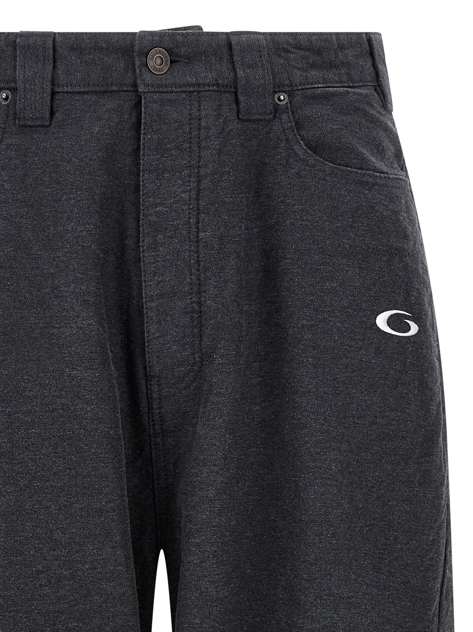 Balenciaga Gray Cotton Casual Pants Balenciaga