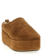 Balenciaga Brown Calfskin Mules Balenciaga