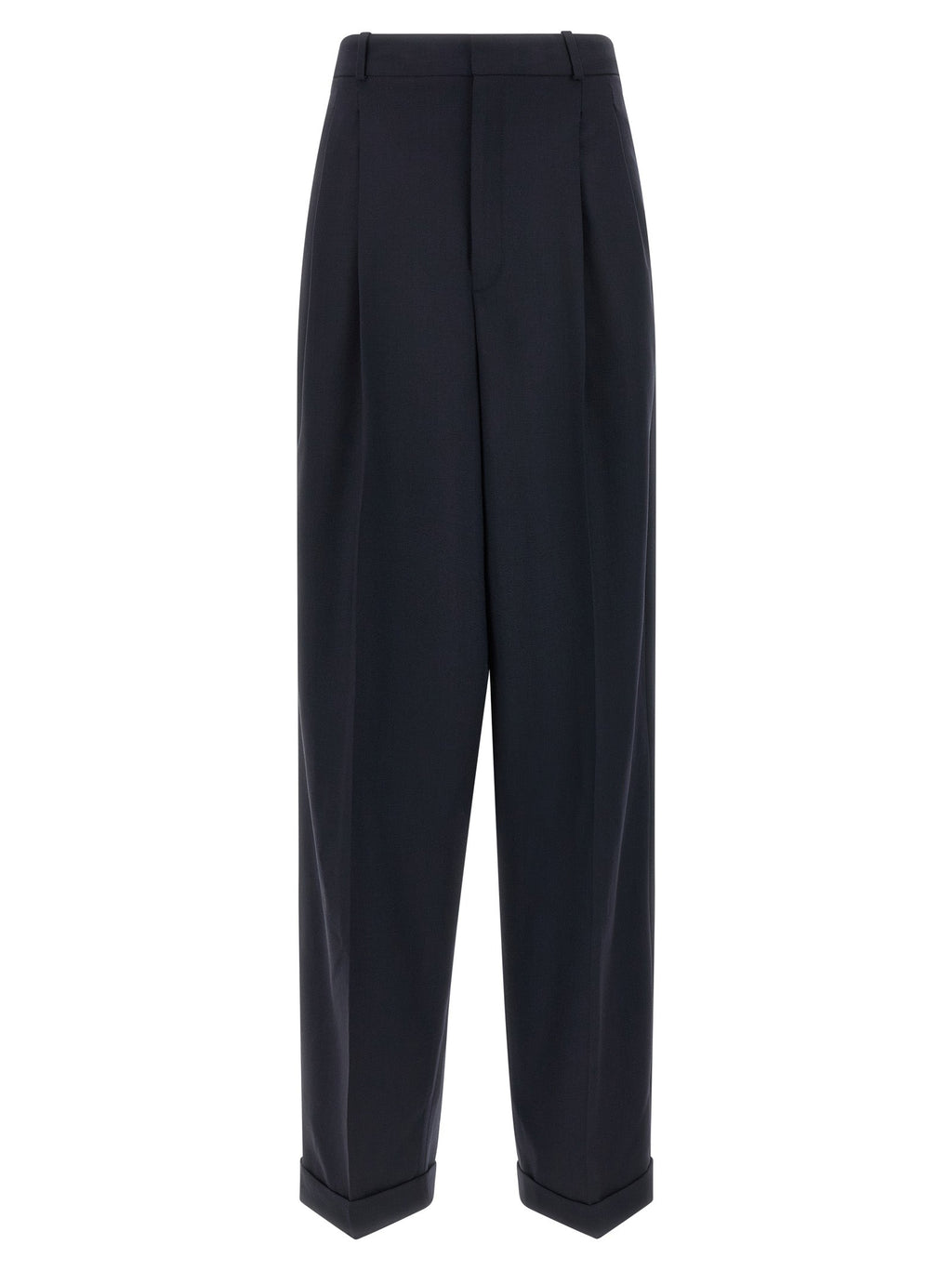 Polo Ralph Lauren Blue Wool Casual Pants Polo Ralph Lauren