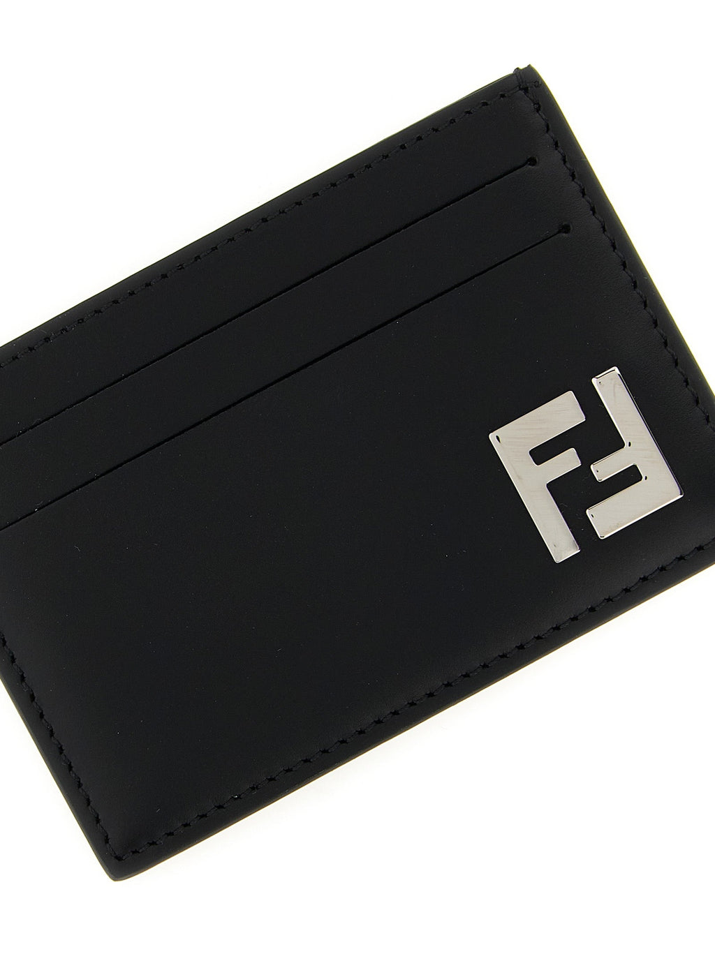 Fendi Black Calfskin Cardholder Fendi