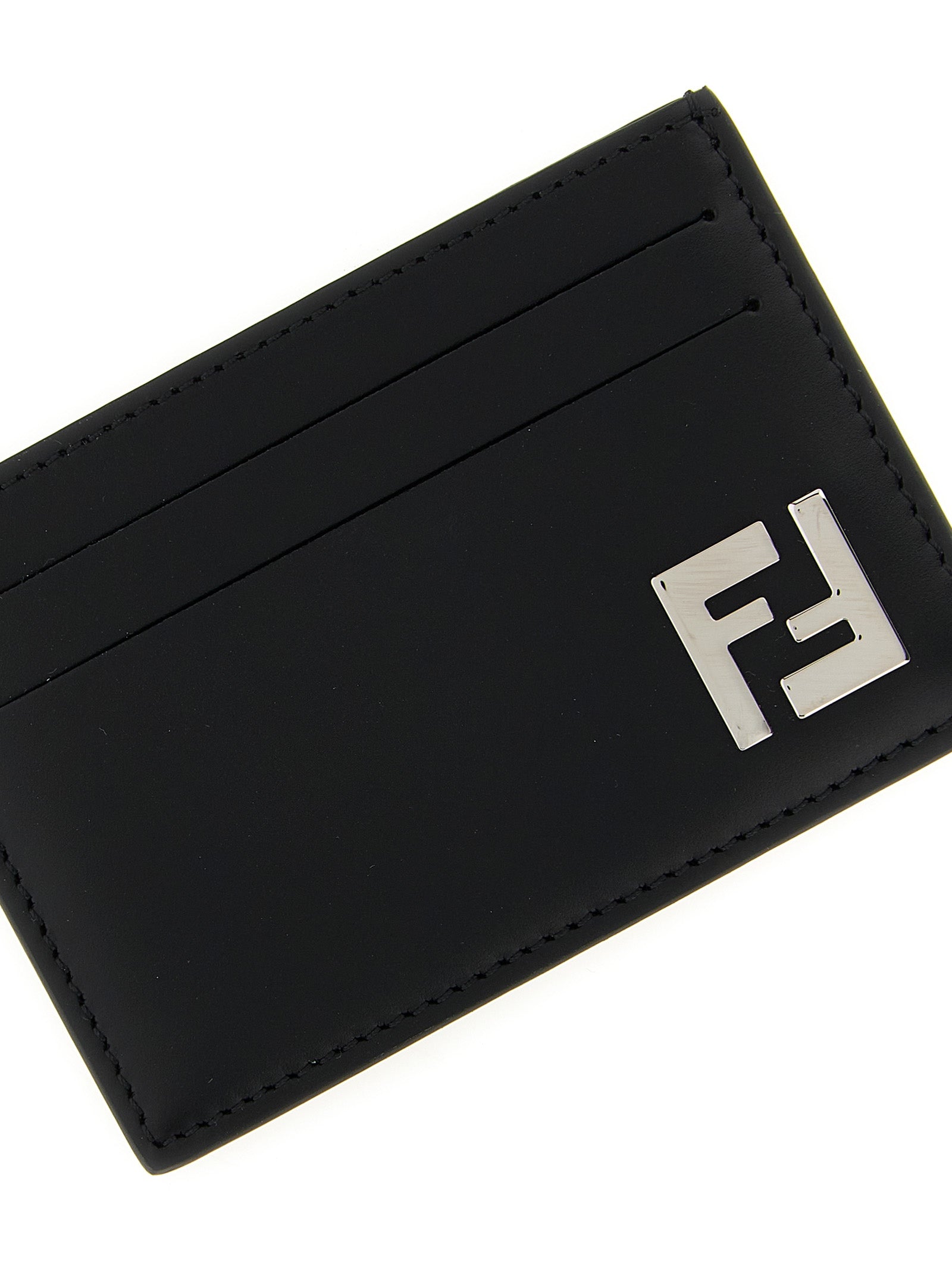 Fendi Black Calfskin Cardholder Fendi