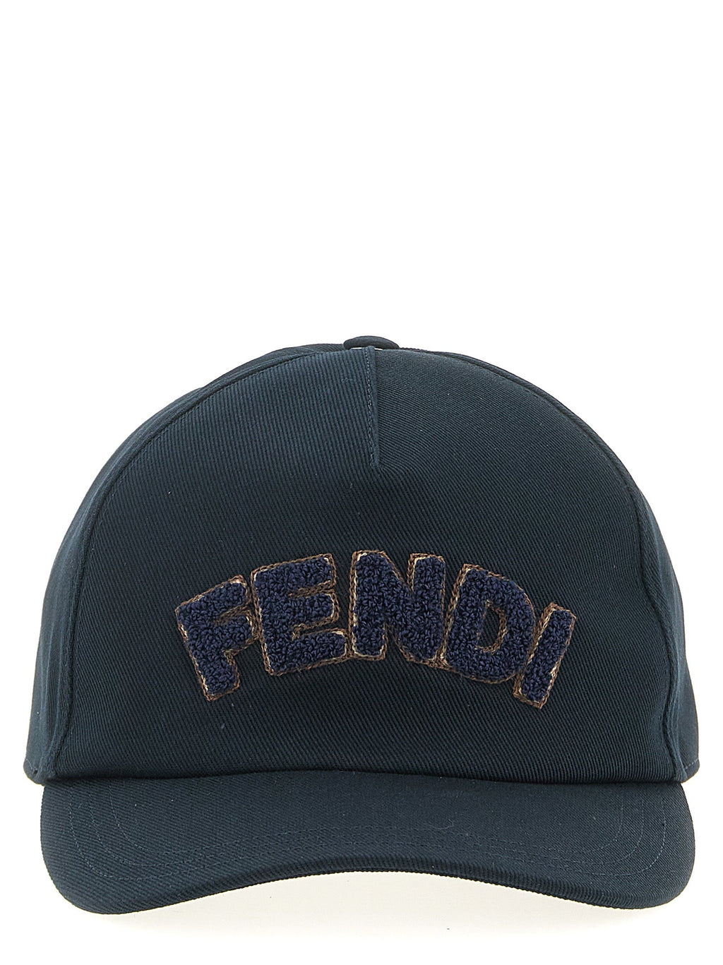 Fendi Blue Cotton Cap (Baseball Hat) Fendi