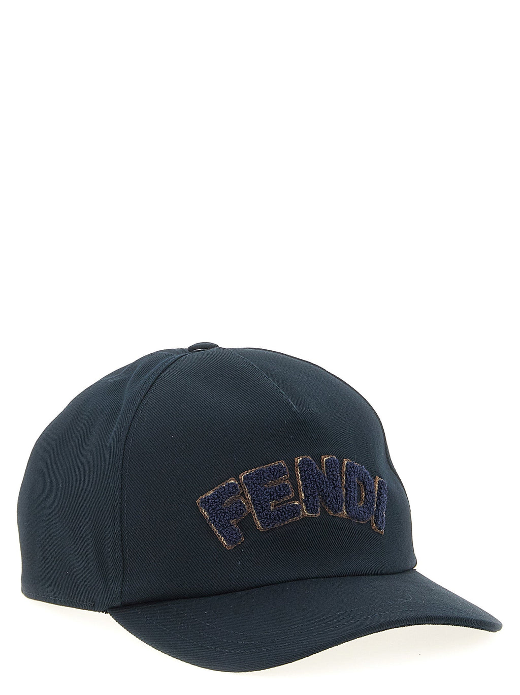 Fendi Blue Cotton Cap (Baseball Hat) Fendi