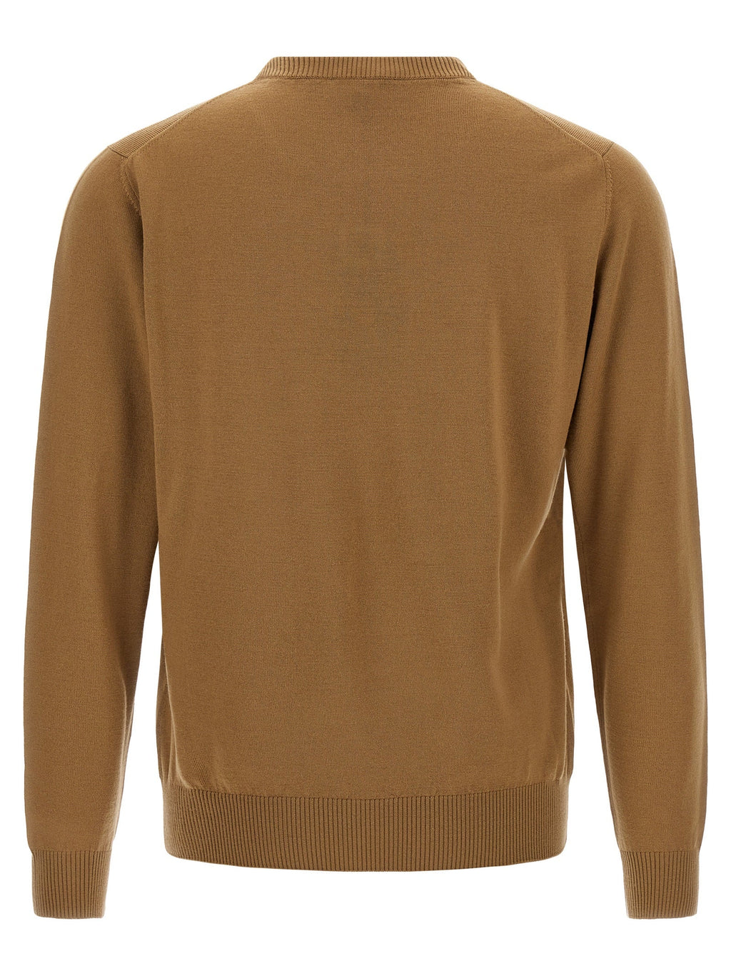 Fendi Beige Virgin Wool Cardigan Fendi