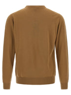 Fendi Beige Virgin Wool Cardigan Fendi