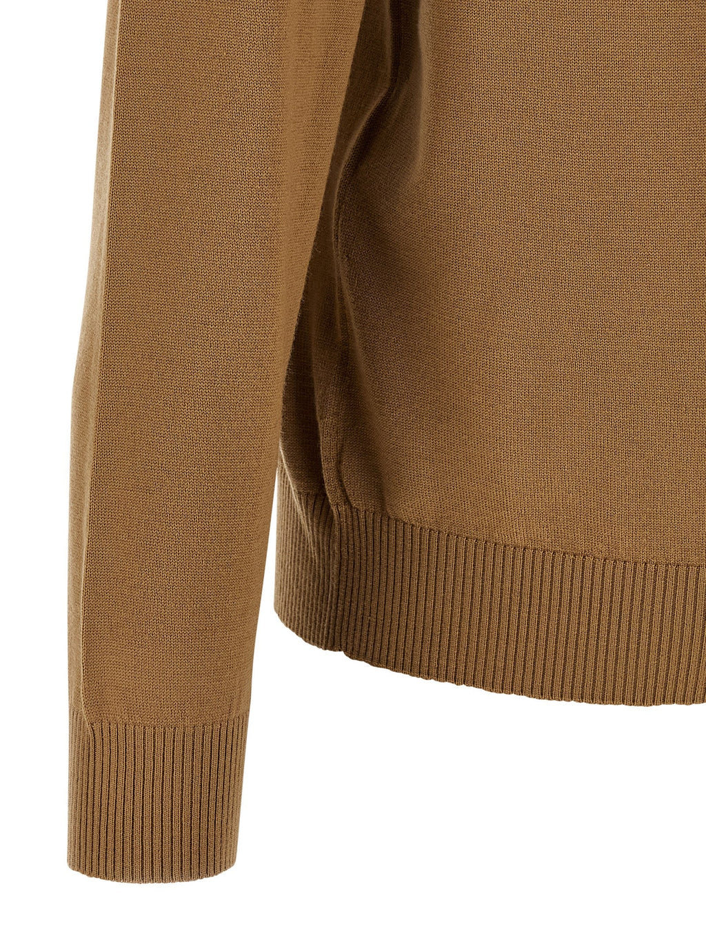 Fendi Beige Virgin Wool Cardigan Fendi