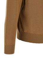 Fendi Beige Virgin Wool Cardigan Fendi