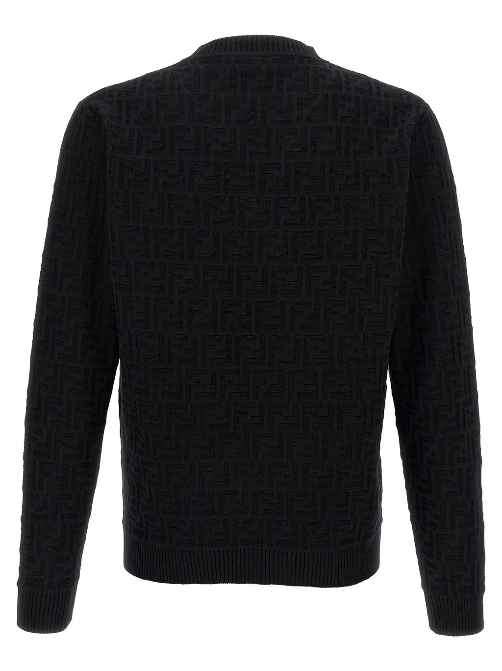 Fendi Black Cotton Cardigan Fendi