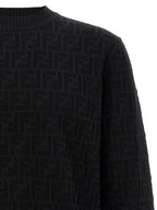 Fendi Black Cotton Cardigan Fendi