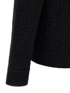 Fendi Black Cotton Cardigan Fendi