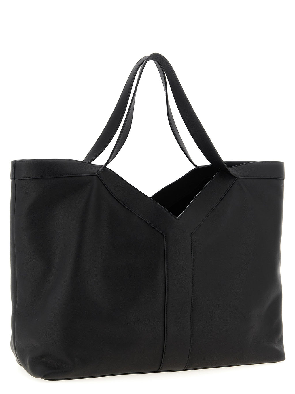 Saint Laurent Black Calfskin Tote Bag Saint Laurent