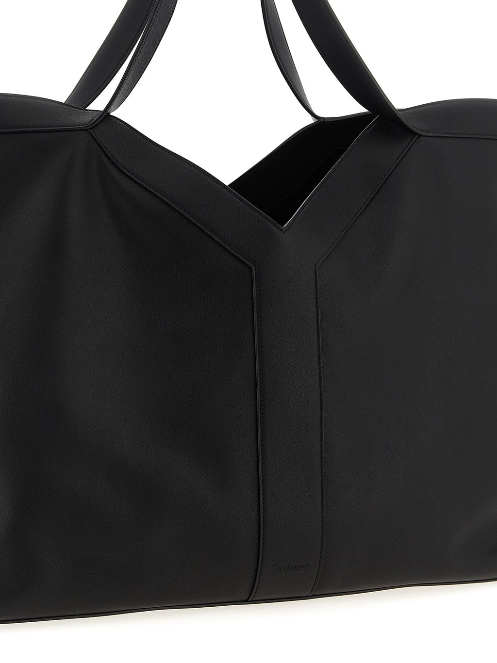 Saint Laurent Black Calfskin Tote Bag Saint Laurent