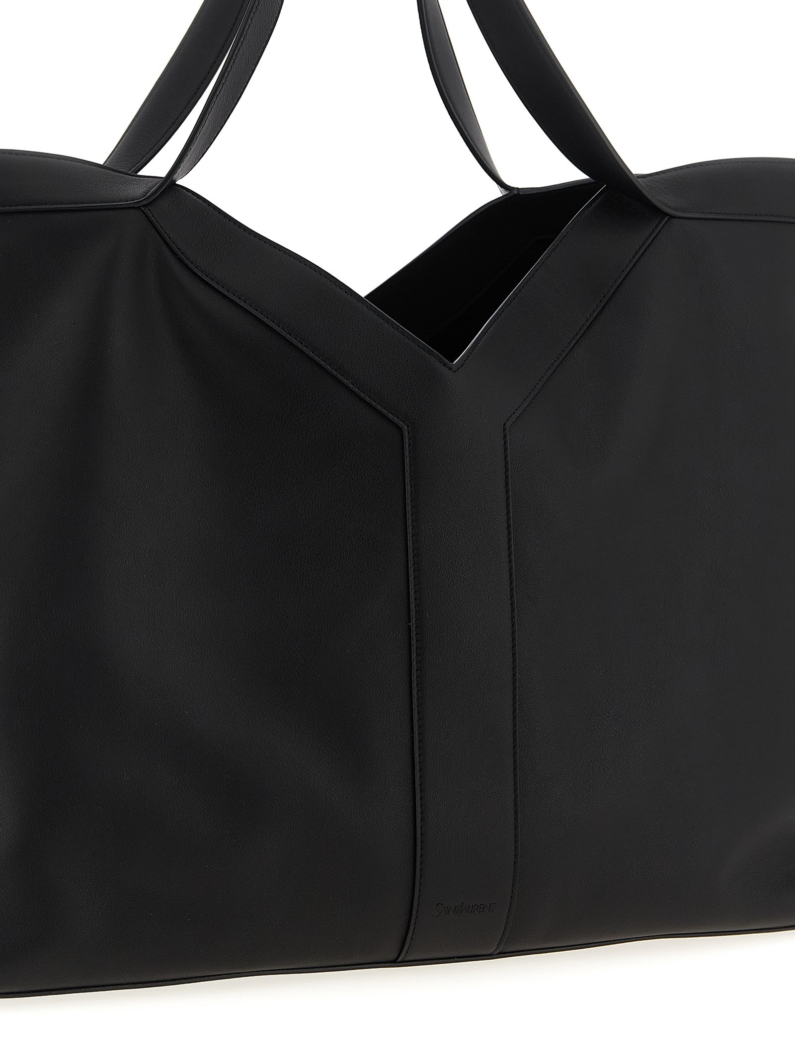 Saint Laurent Black Calfskin Tote Bag Saint Laurent