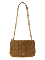 Saint Laurent Beige Calfskin Shoulder Bag Saint Laurent