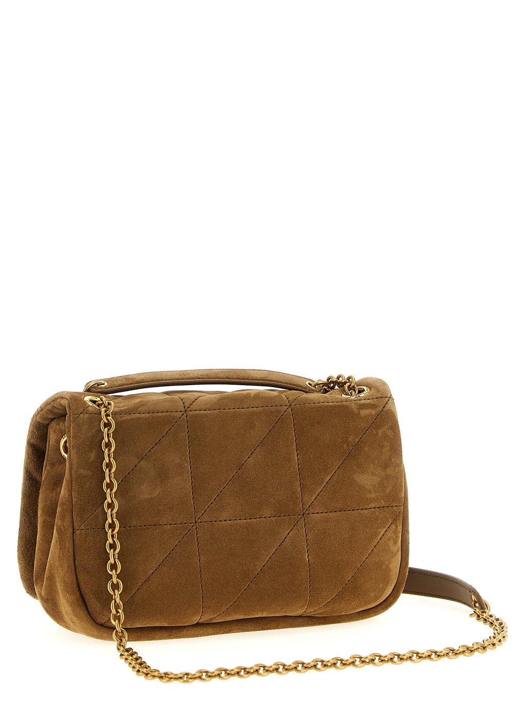 Saint Laurent Beige Calfskin Shoulder Bag Saint Laurent
