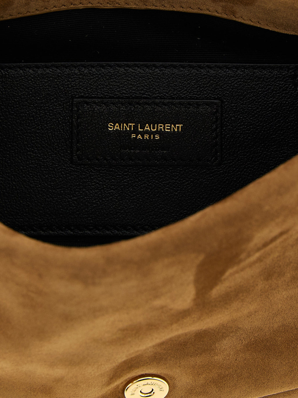 Saint Laurent Beige Calfskin Shoulder Bag Saint Laurent