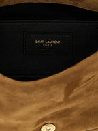 Saint Laurent Beige Calfskin Shoulder Bag Saint Laurent