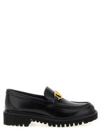 Valentino Garavani Black Calfskin Slip-On Loafers Valentino Garavani