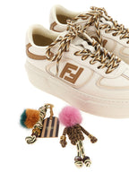 Fendi Multicolor Calfskin Platform Sneakers Fendi