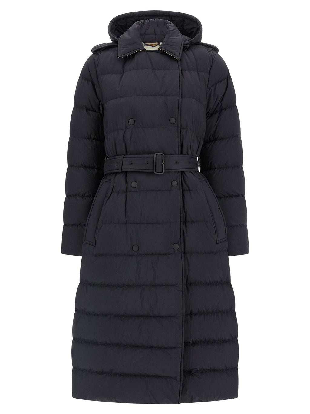 Burberry Black Polyamide Coat Burberry