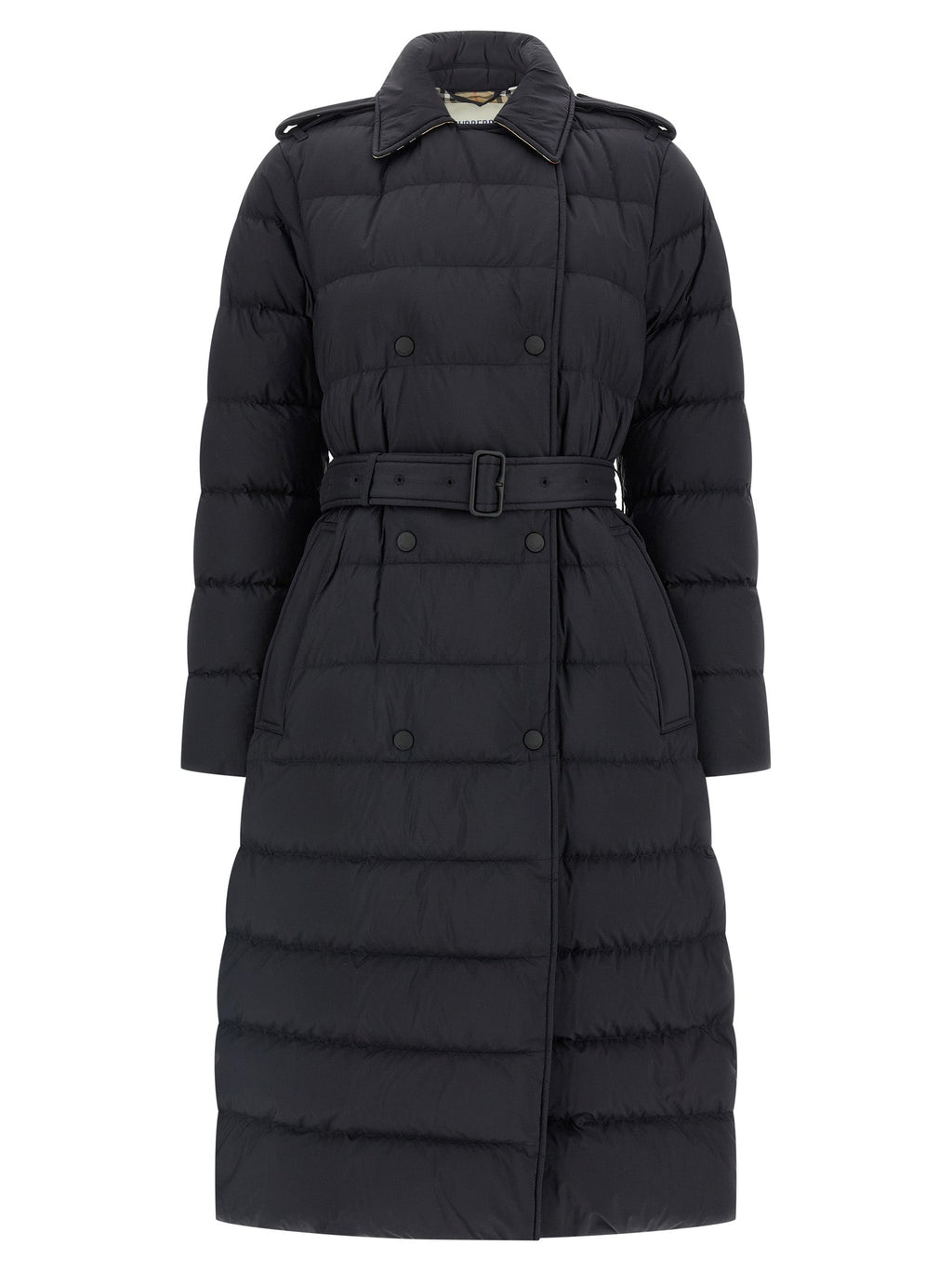 Burberry Black Polyamide Coat Burberry