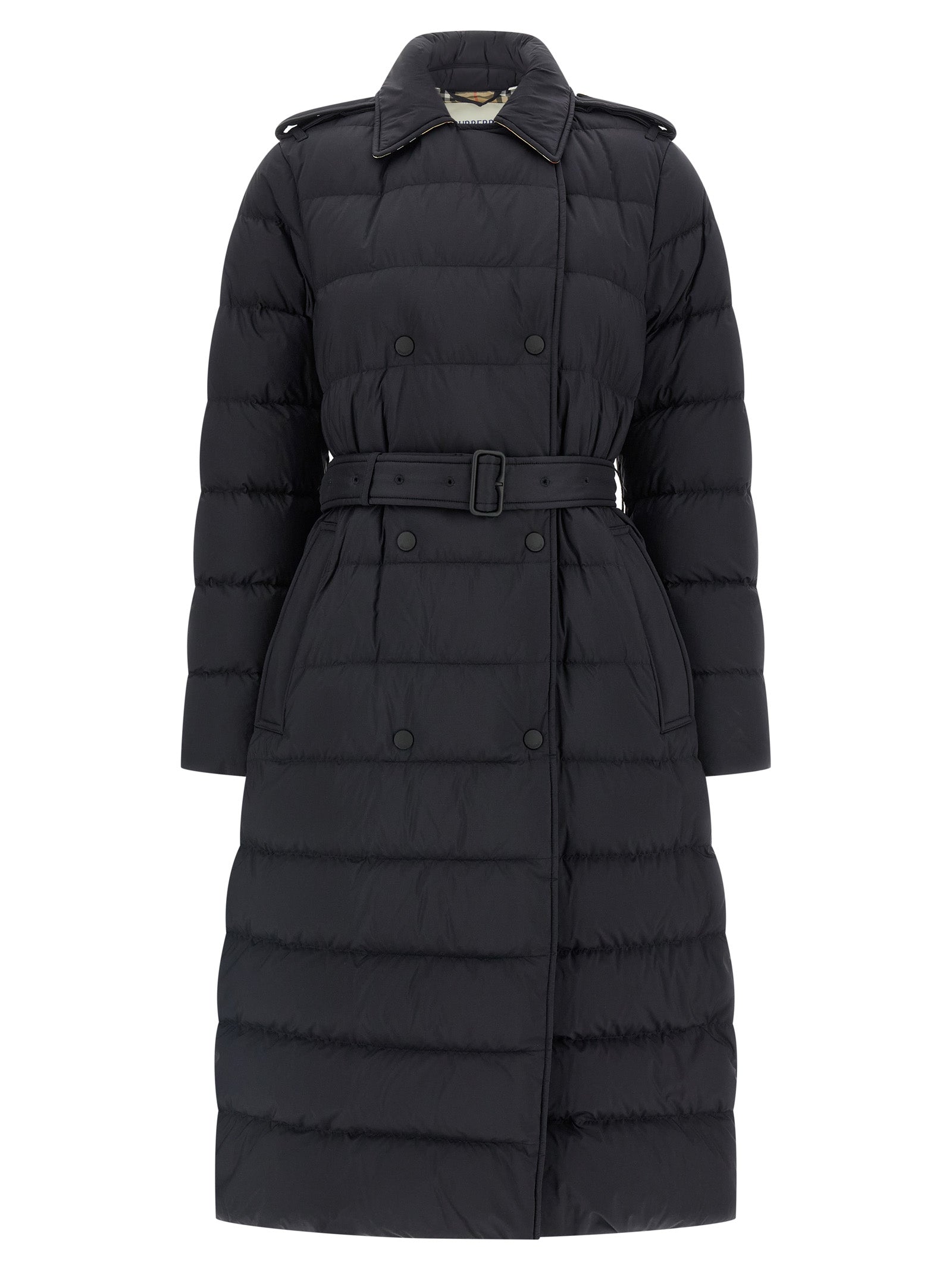 Burberry Black Polyamide Coat Burberry