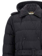 Burberry Black Polyamide Coat Burberry