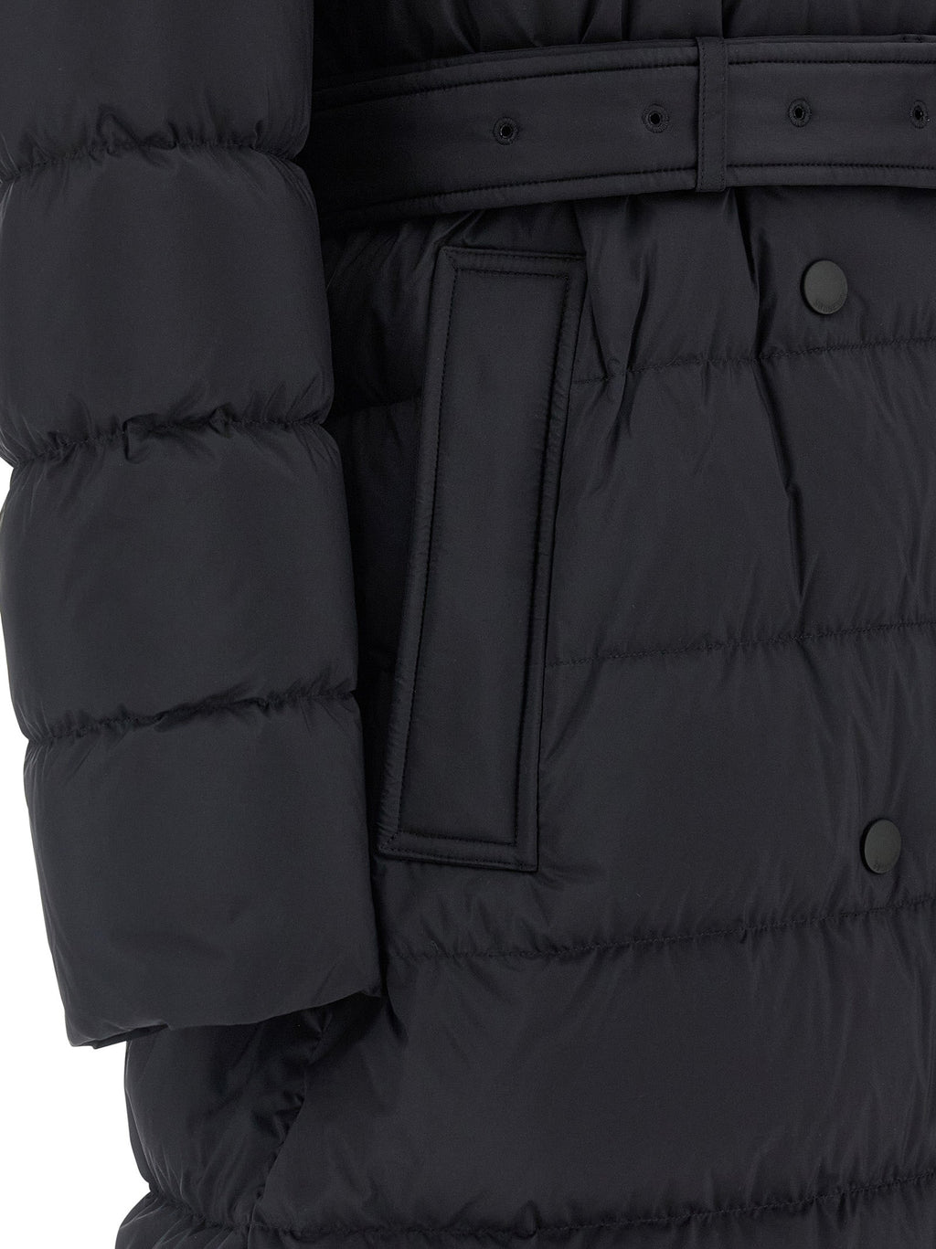 Burberry Black Polyamide Coat Burberry