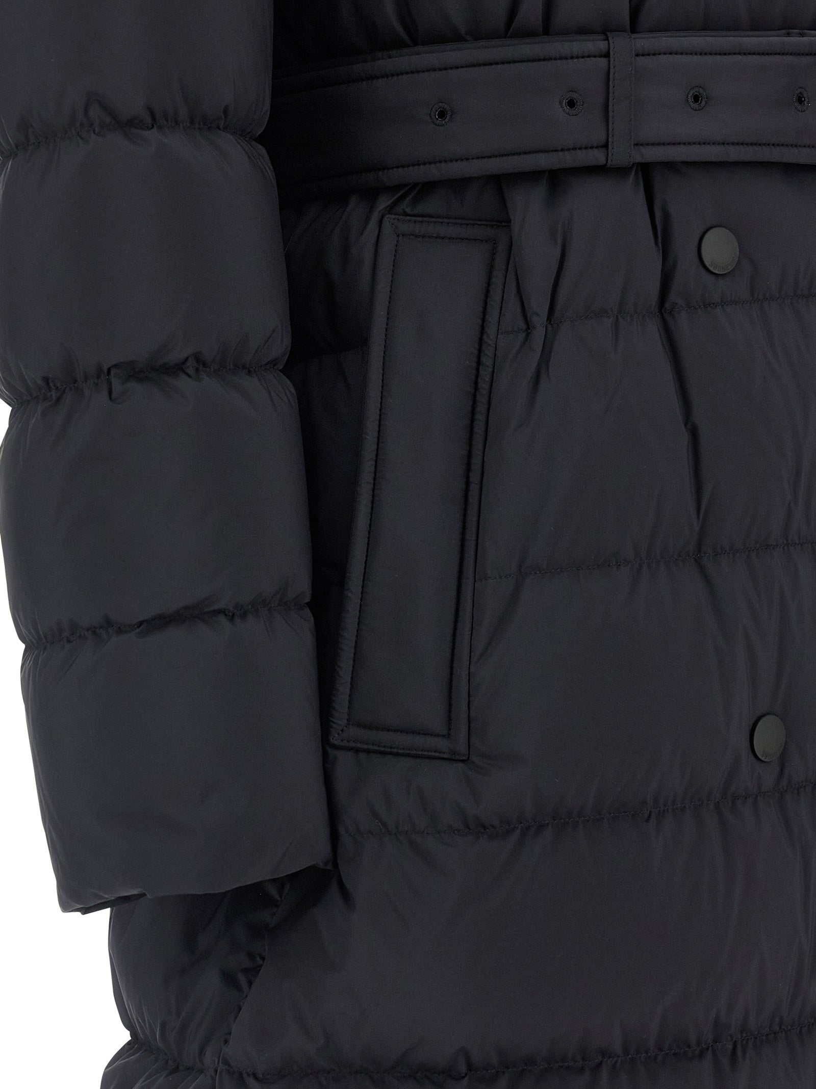 Burberry Black Polyamide Coat Burberry