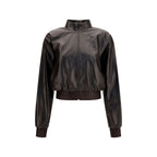 Gucci Brown Lamb Ovis Aries Aries Bomber Gucci