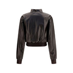 Gucci Brown Lamb Ovis Aries Aries Bomber Gucci