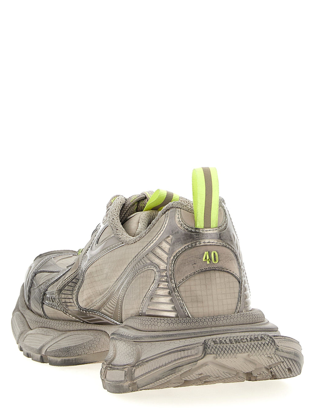 Balenciaga Gray Polyethylene Athletic Sneakers Balenciaga