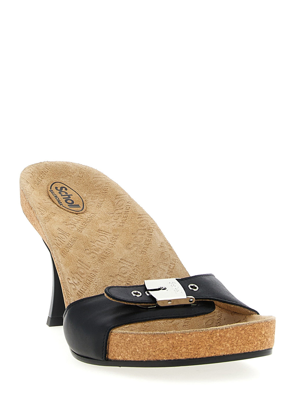 Balenciaga Black Calfskin Stiletto Heel Sandals Balenciaga
