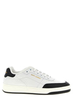 Saint Laurent Bicolor Calfskin Low Top Sneakers Saint Laurent