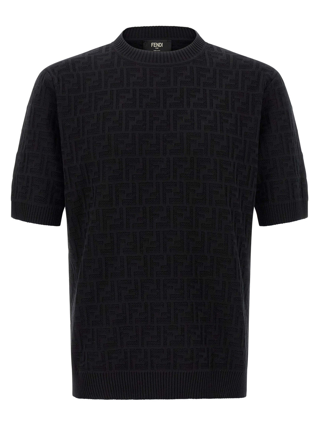 Fendi Black Cotton Cardigan Fendi