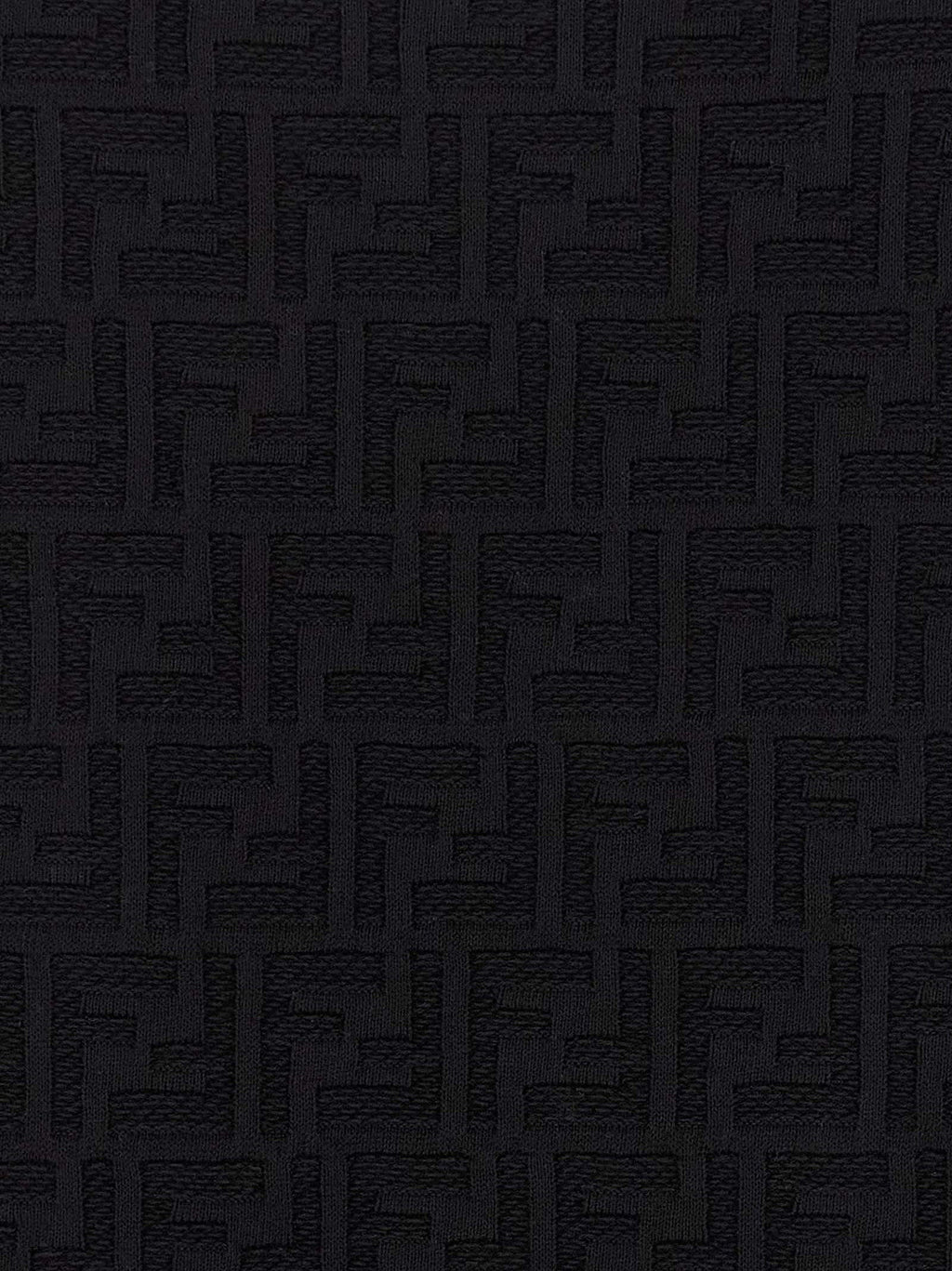 Fendi Black Cotton Cardigan Fendi
