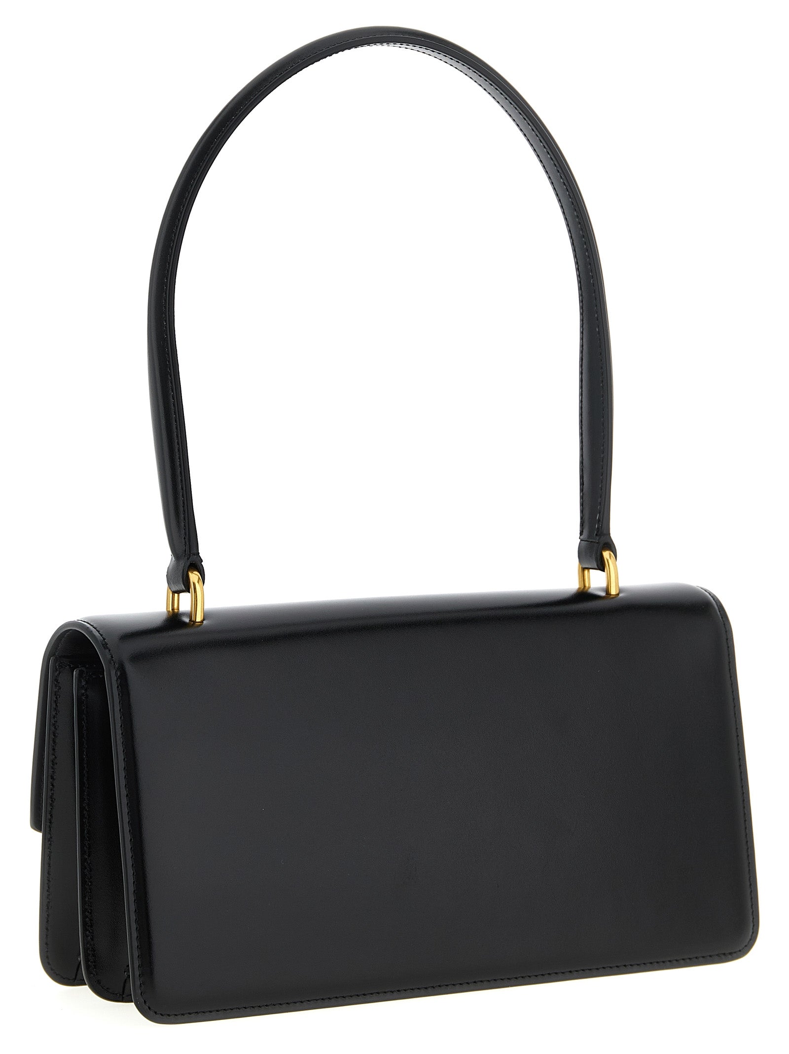 Valentino Garavani Black Calfskin Shoulder Bag Valentino Garavani