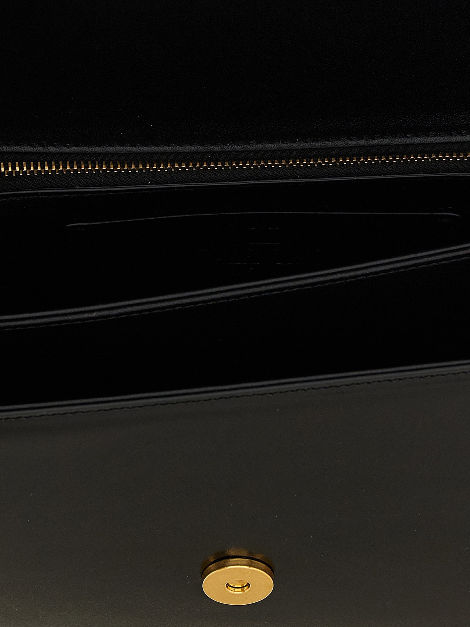 Valentino Garavani Black Calfskin Shoulder Bag Valentino Garavani