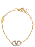 Valentino Garavani Gold Stainless Steel Bracelet Valentino Garavani