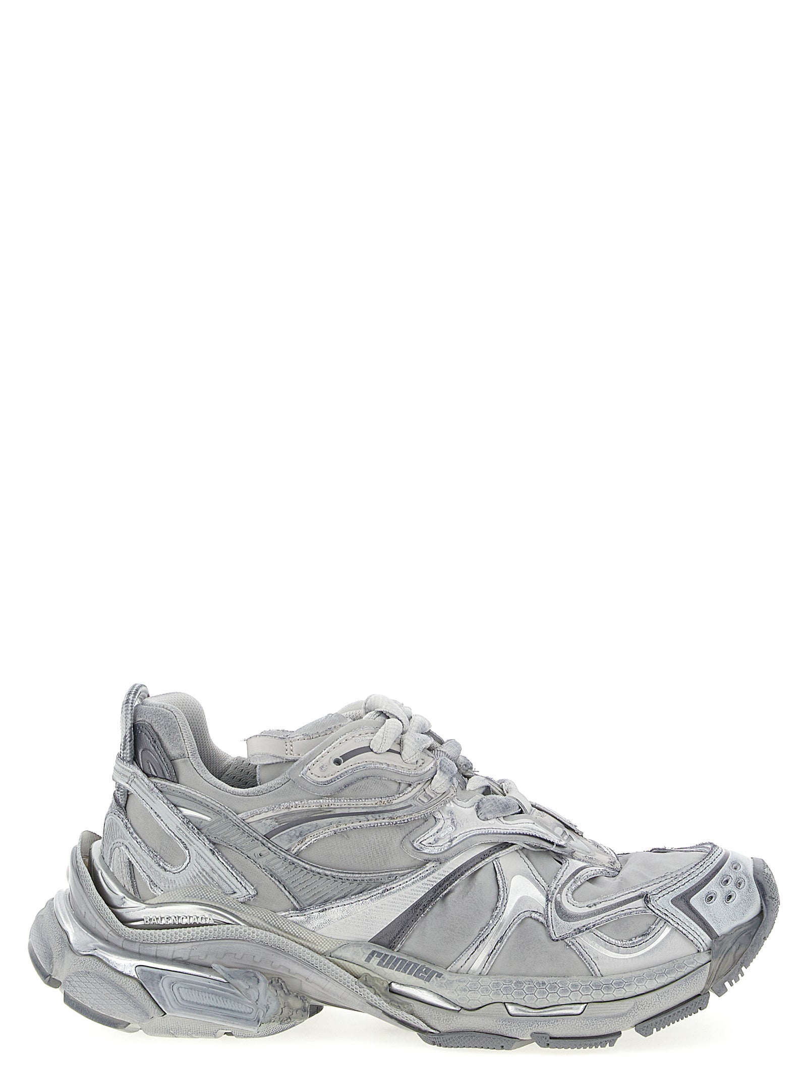 Balenciaga Gray Polyethylene Athletic Sneakers Balenciaga