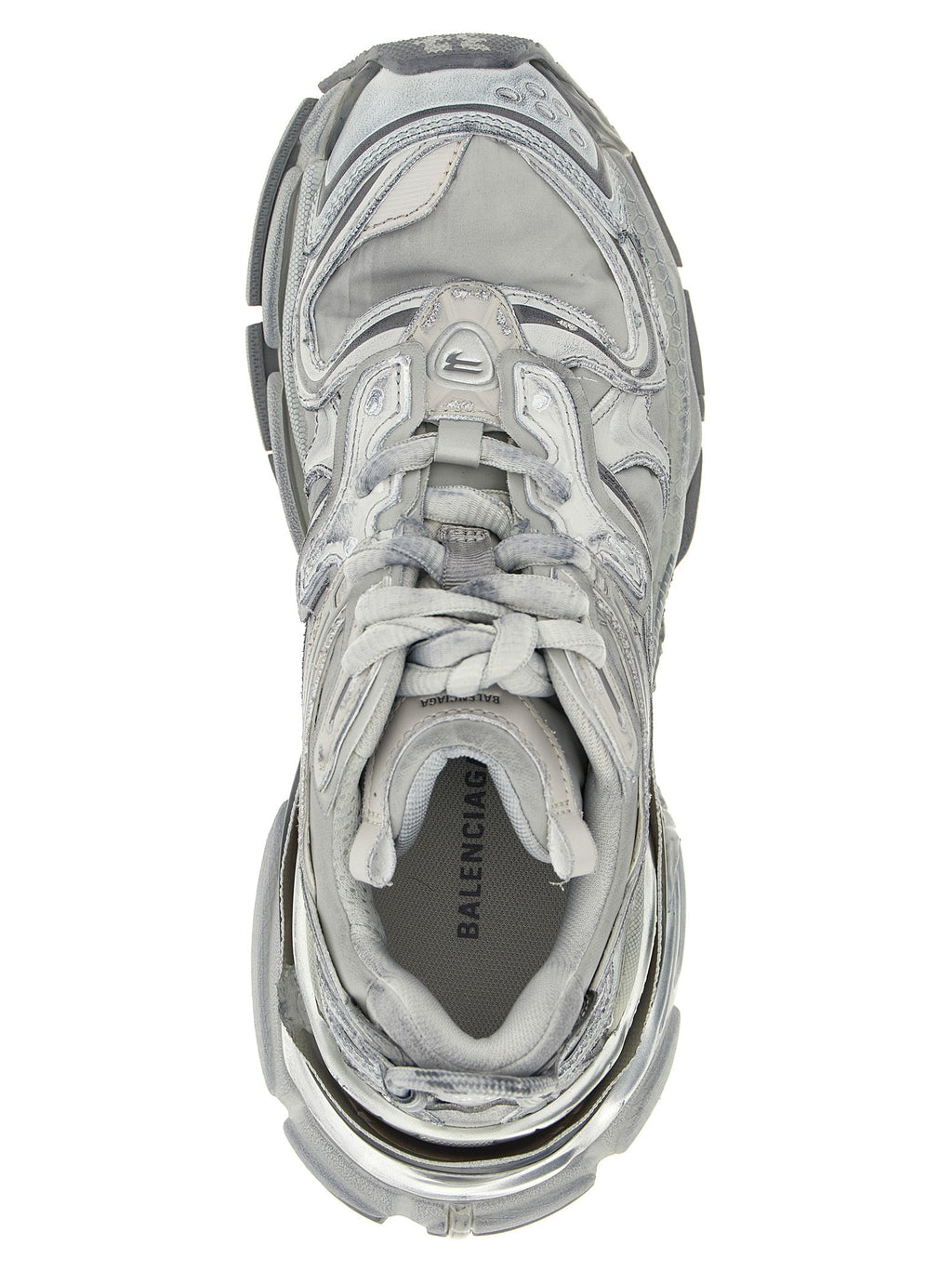 Balenciaga Gray Polyethylene Athletic Sneakers Balenciaga