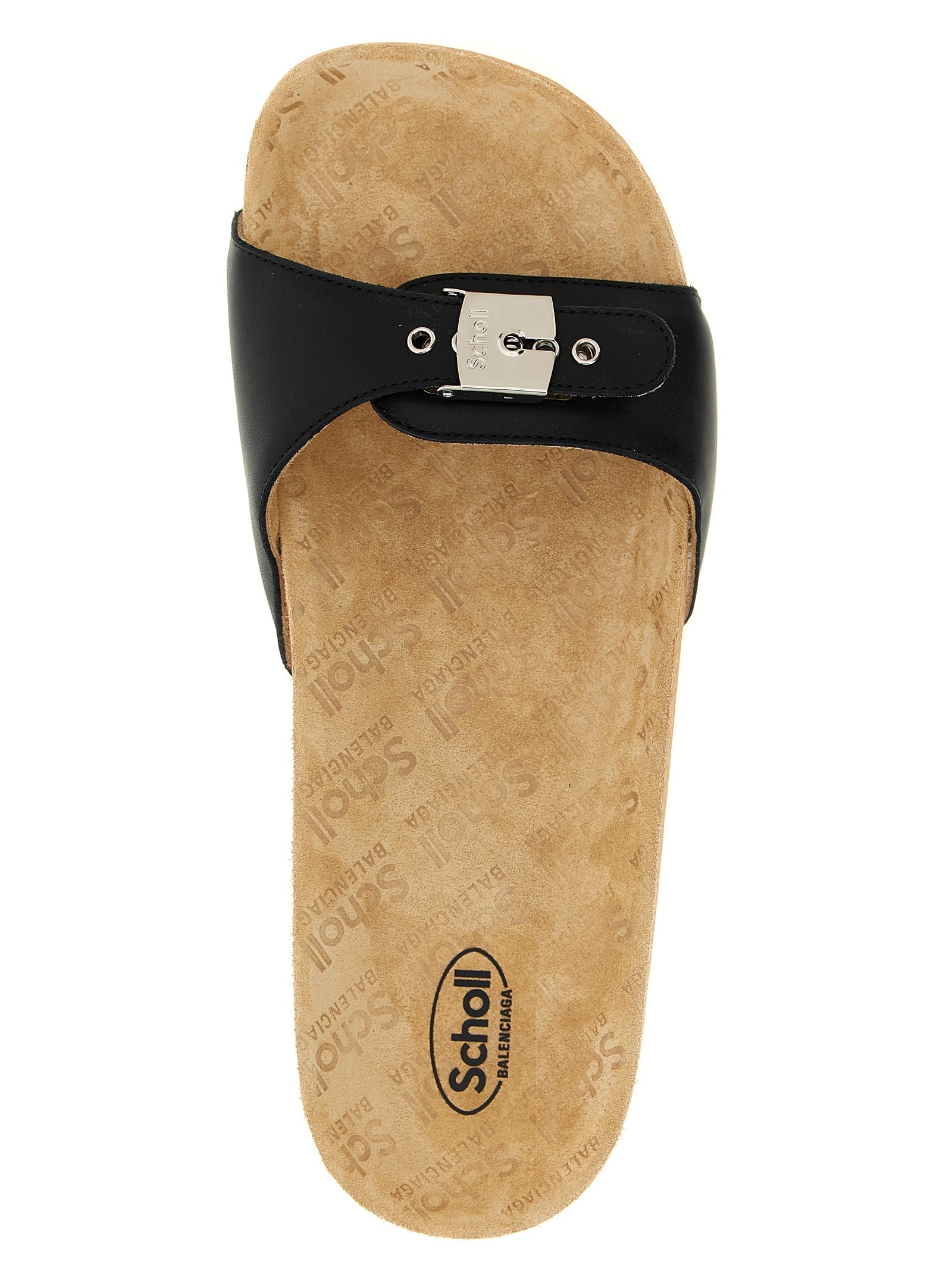 Balenciaga Black Calfskin Slides Balenciaga