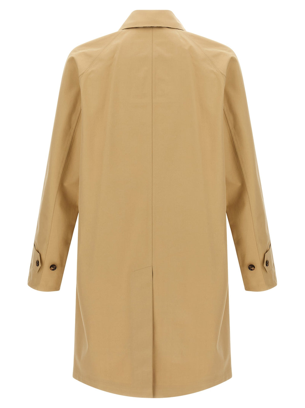 Burberry Beige Cotton Coat Burberry