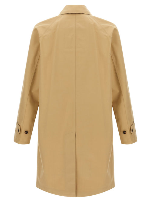 Burberry Beige Cotton Coat Burberry