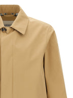 Burberry Beige Cotton Coat Burberry