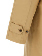 Burberry Beige Cotton Coat Burberry