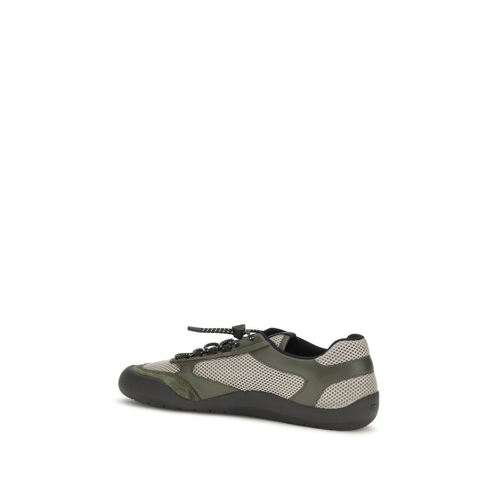 Prada Bicolor Polyester Athletic Sneakers Prada